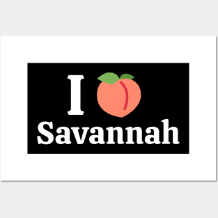 I Peach Savannah Posters and Art